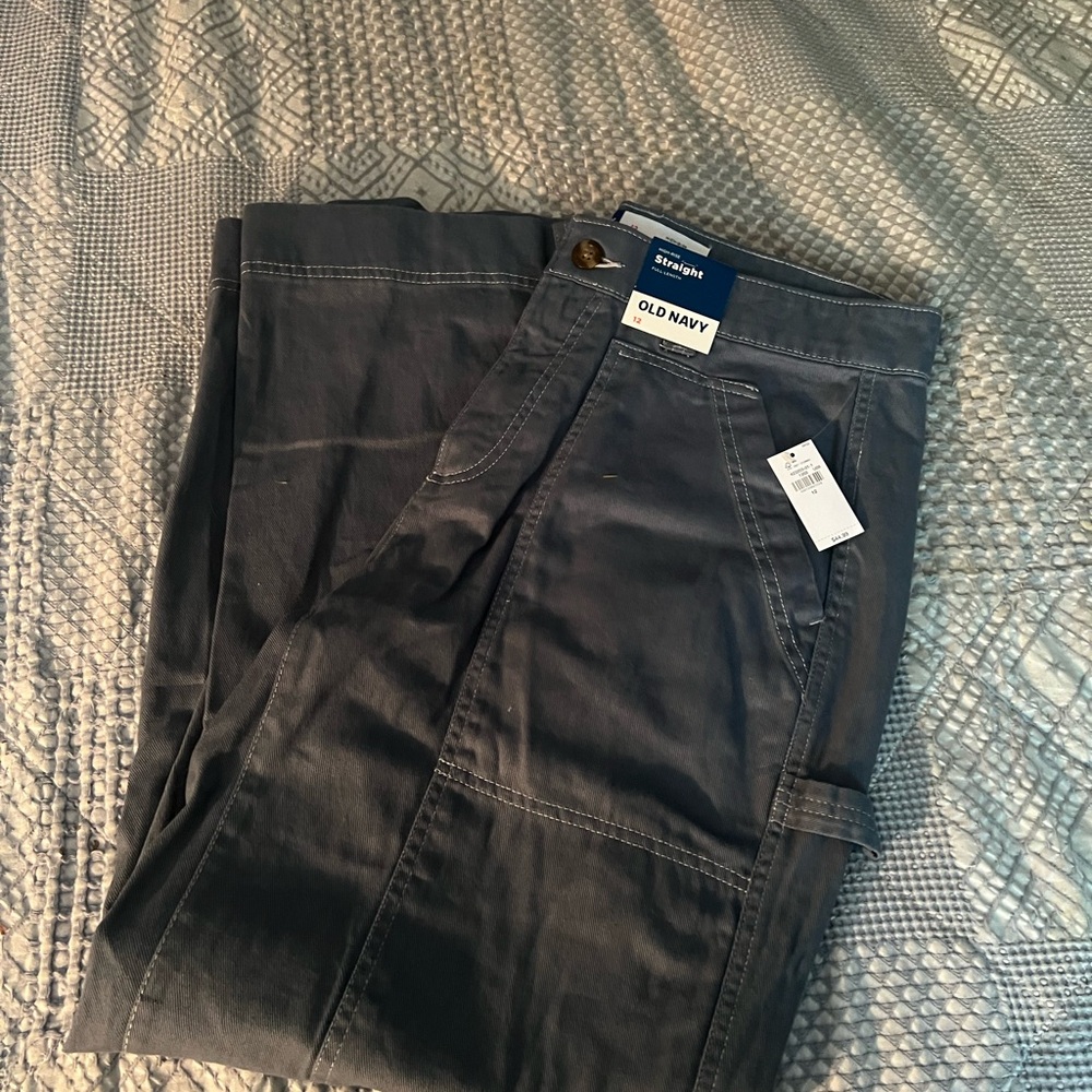 Old Navy Gray Cargo Pants Versatile Style